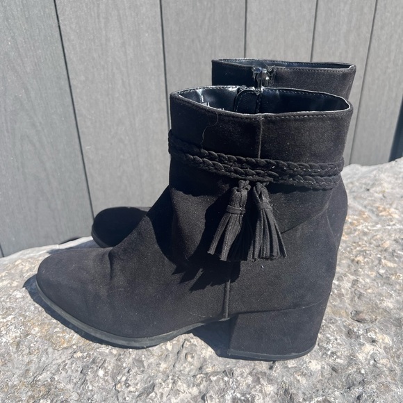 Suede Boots with Tassel - Picture 1 of 5